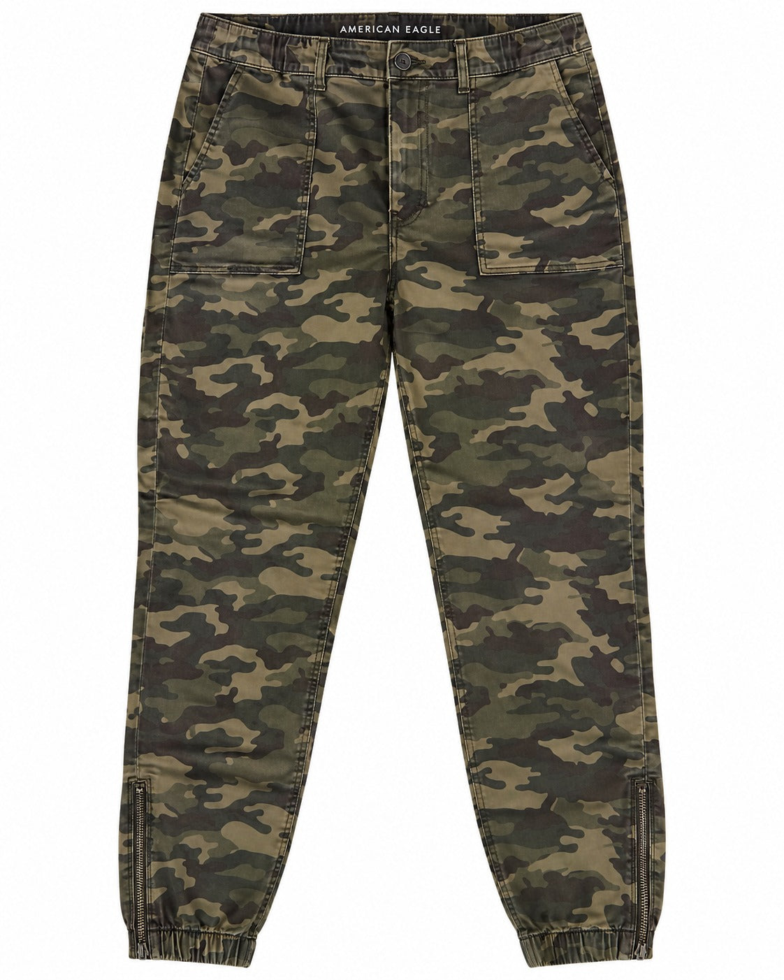 PANTALON AMER. EAGLE NE(X)T LVL STR JEGG JOGGER STD TAILLE HAUTE VERDE CAMUFLAJEADO 16