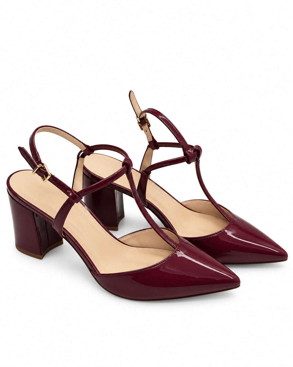 TACONES NINE WEST VINO CERRADO 5.5 MX