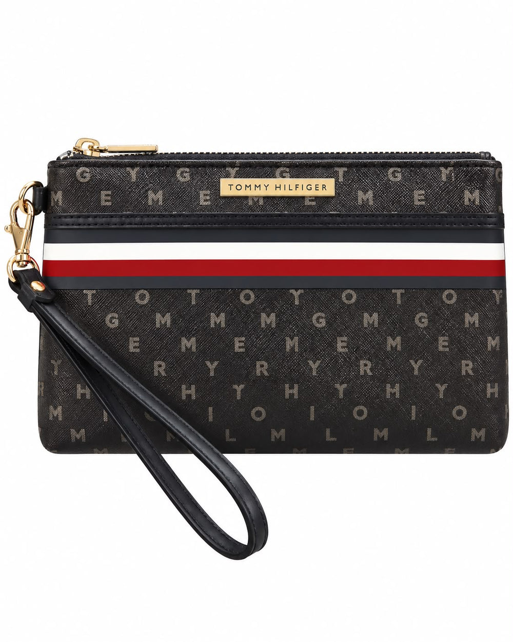 MUÑEQUERAS TOMY HILFIGER NEGRA