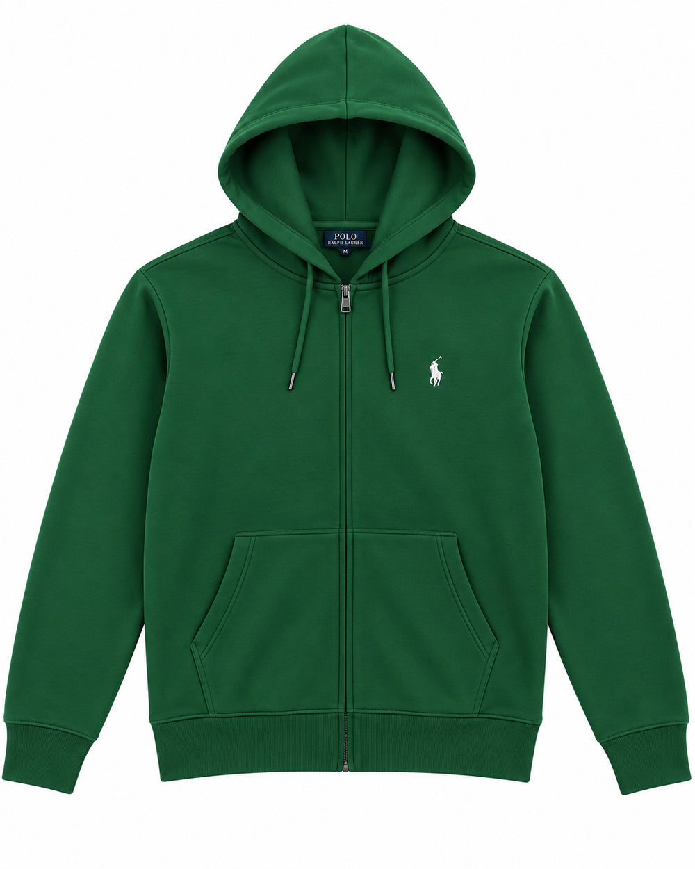 SUDADERA CABALLERO POLO VERDE CIERRE M
