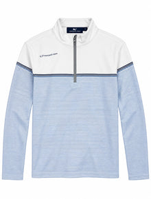 SUDADERA CABALLERO VINEYARD VINES BLANCO CON RAYAS AZULES
