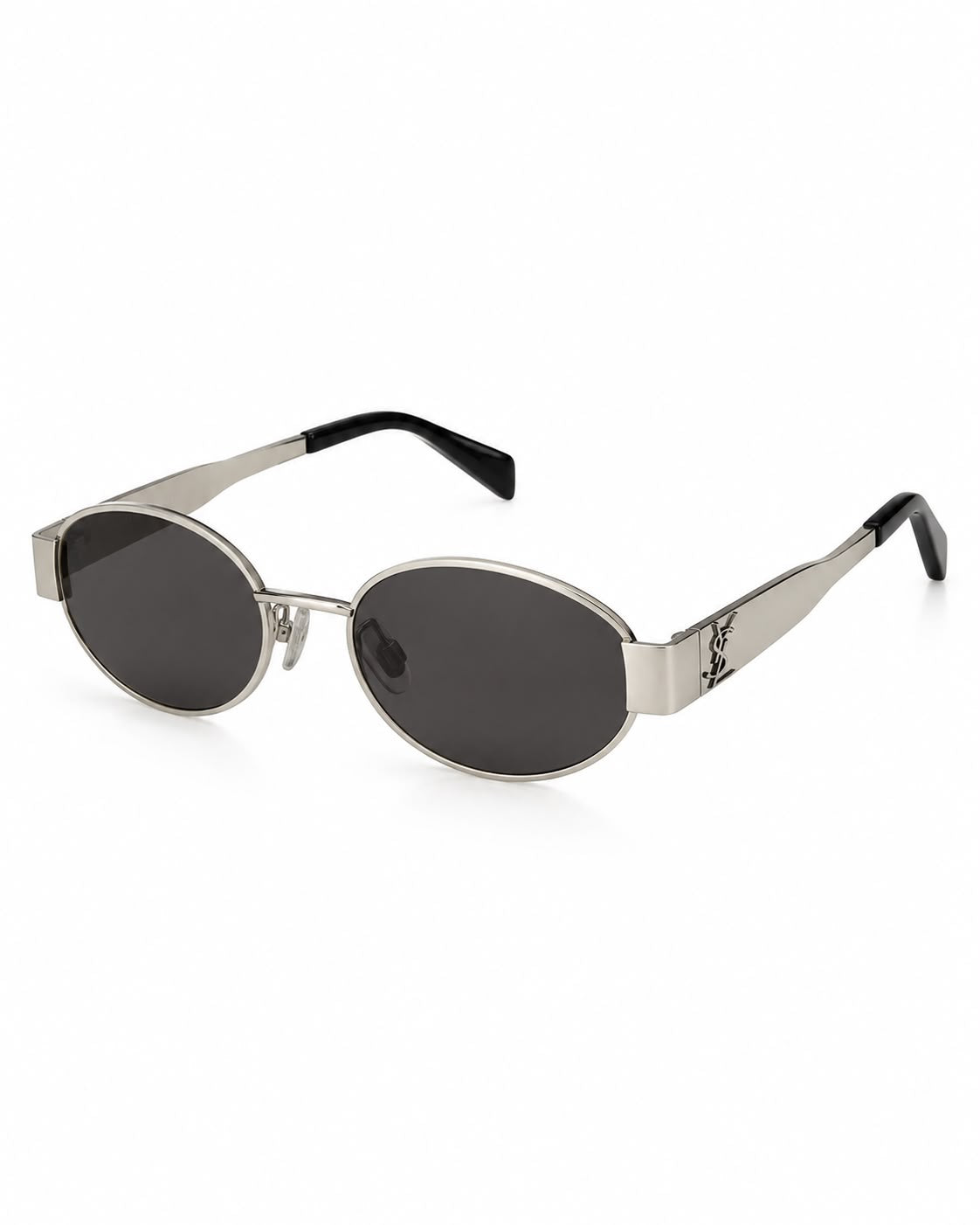 LENTES CELINE CL40235U 16A OVAL SHAPE BLACK SILVER
