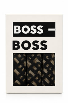 BOXER BOSS COTTON STRETCH FABRIC TRUNK NEGRO