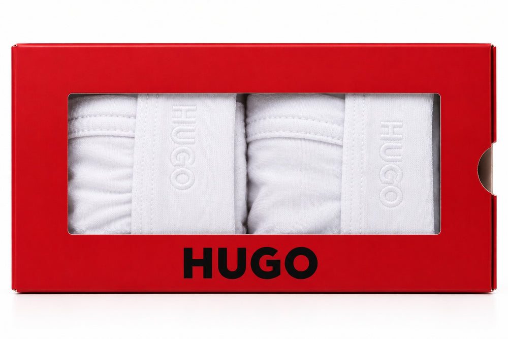 BOXER HUGO BOSS 50102701 2PZS BLANCO