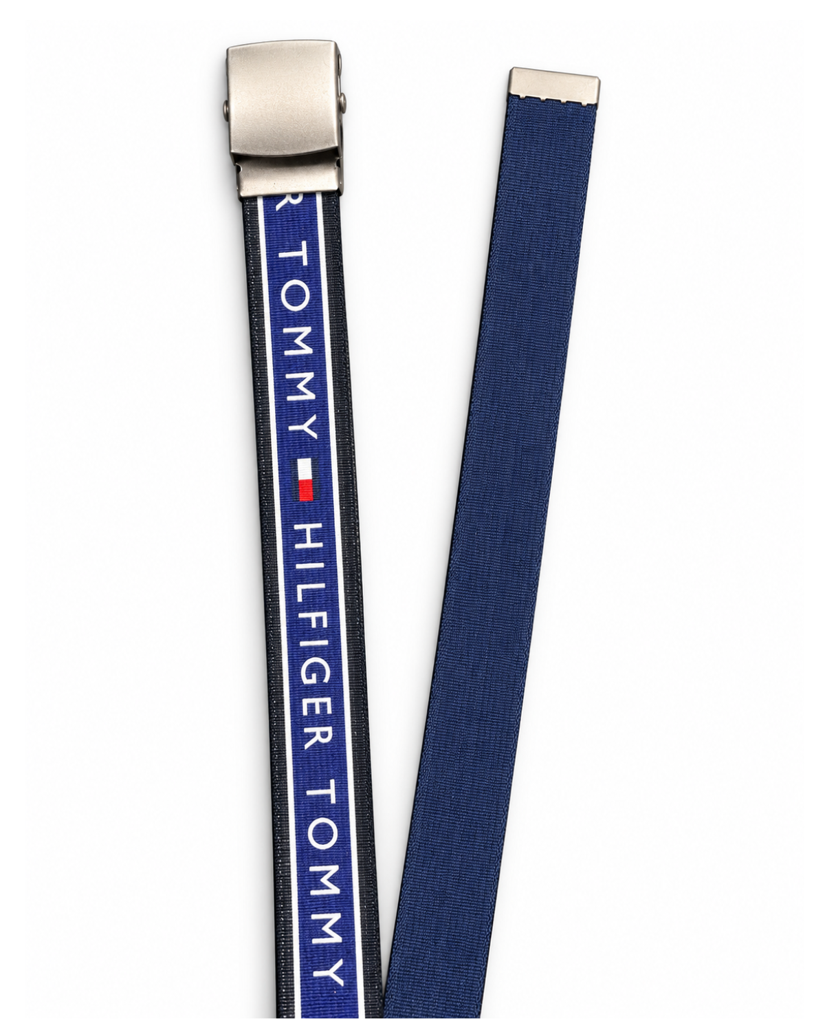 CINTURON CABALLERO TOMMY TELA AZUL 42